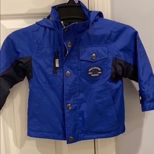 London Fog fleece lined rain jacket size 3